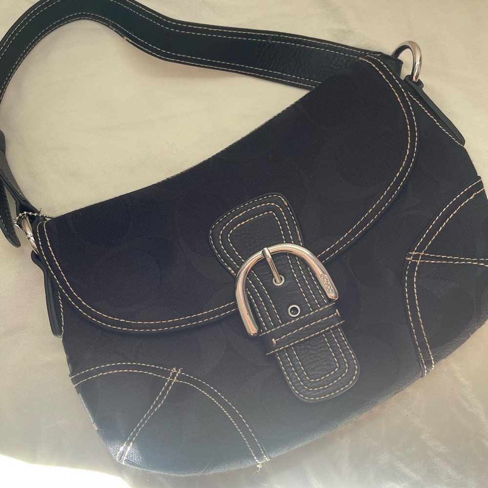 Vintage shoulder coach bag